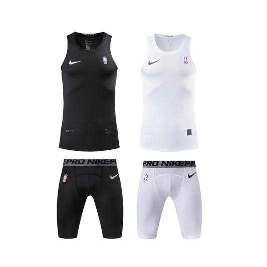 NIKE NBA ELITE PRO COMPRESSION SET - TANK TOP & BOXERS